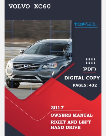 2017 volvo xc60 owners manual lhd & rhd